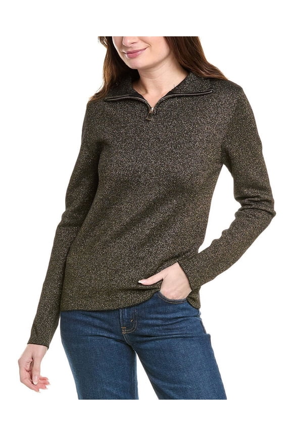womens Reed Wool-Blend Sweater, XL, Black