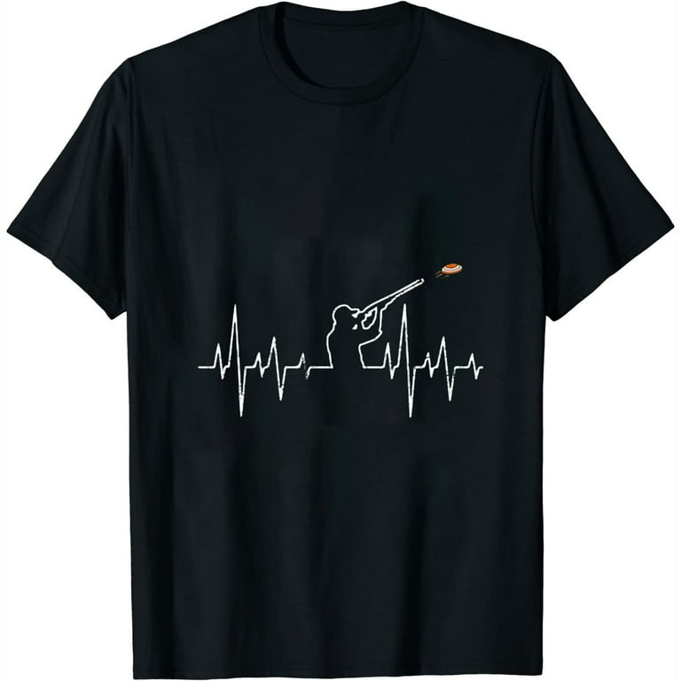 Trap Skeet Shooting Heartbeat Shirt