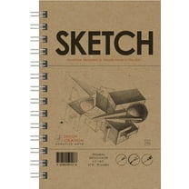 SKETCH Book. Wire Bound. Journal Style. Multi-Media. (5.5" x 8.5")