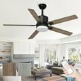 thumbnail image 1 of SKEVEN 52 Inch Ceiling Fans with Lights and Remote, Outdoor Ceiling Fan with Lights for Patio Farmhouse Bedroom, 1 of 7