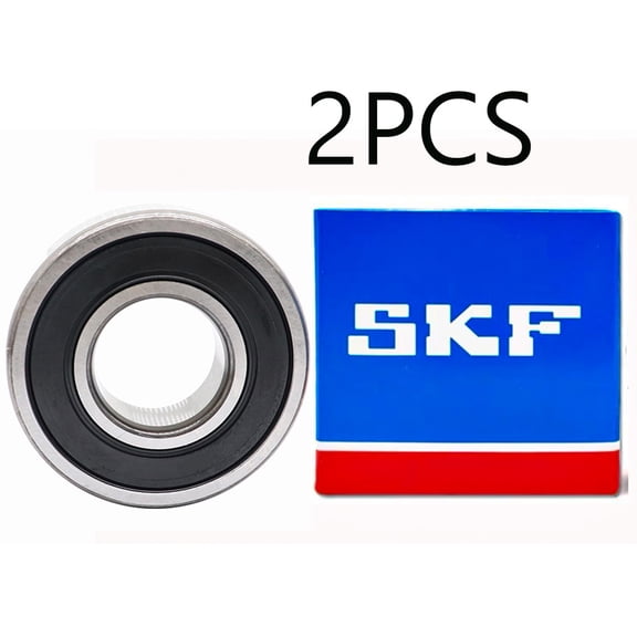 SKF 6203-2RSH Deep Groove Ball Bearings 2PCS, 17mm Bore 40mm OD 12mm Width, Double Sealed High Speed Bearing for Motors, Pumps, General Machinery
