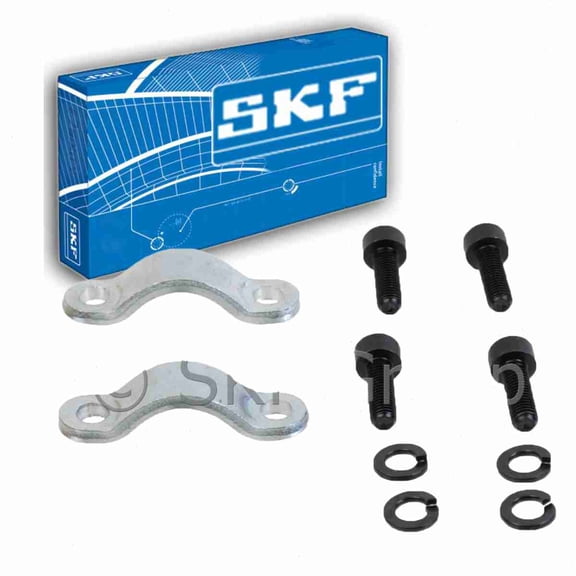 SKF Front Shaft Rear Joint Universal Joint Strap Kit compatible with Jeep Wrangler 2.5L 4.0L L4 L6 1987-1998