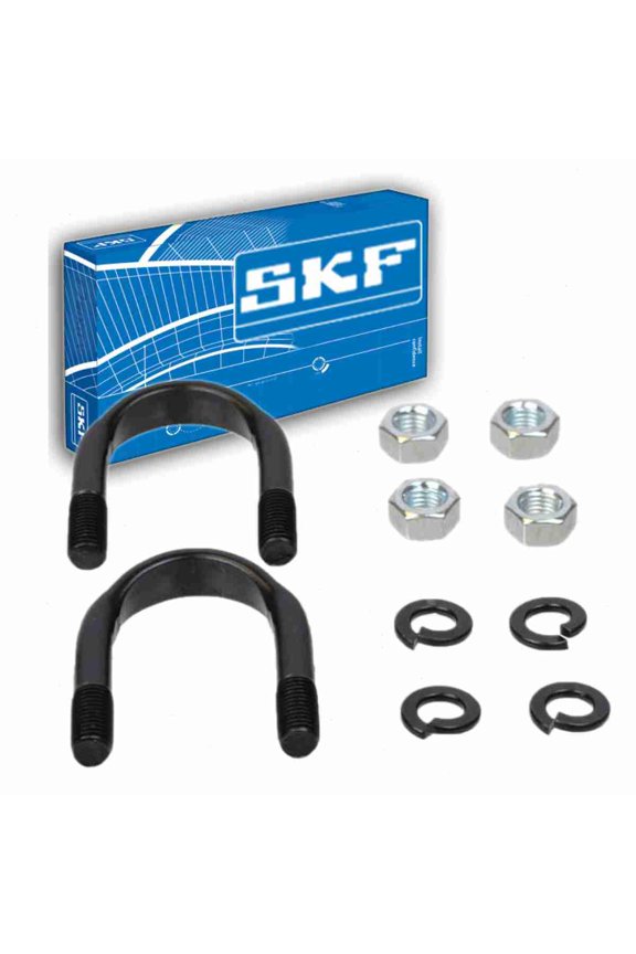 SKF Rear Shaft Front Joint Universal Joint U-Bolt Kit compatible with Jeep CJ7 1976-1979
