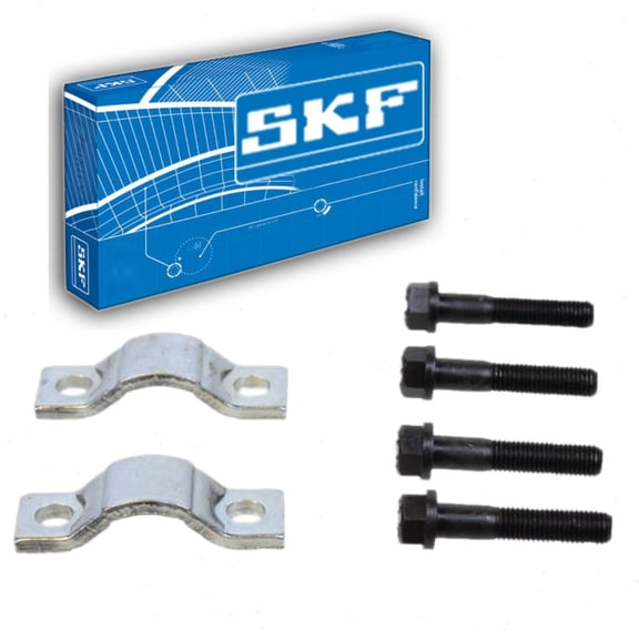 SKF Rear Universal Joint Strap Kit compatible with GMC Sierra 1500 4.3L 4.8L 5.3L 6.2L V6 V8 2002-2013