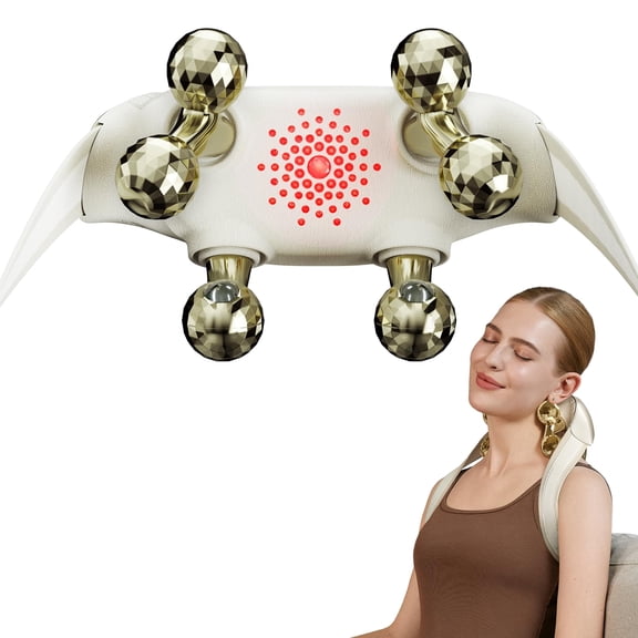SKG H7 Ultra Neck Massager with Heat for Pain Relief, Deep Tissue, FSA HSA Eligible, Shoulder Massager Gift for Men and Women
