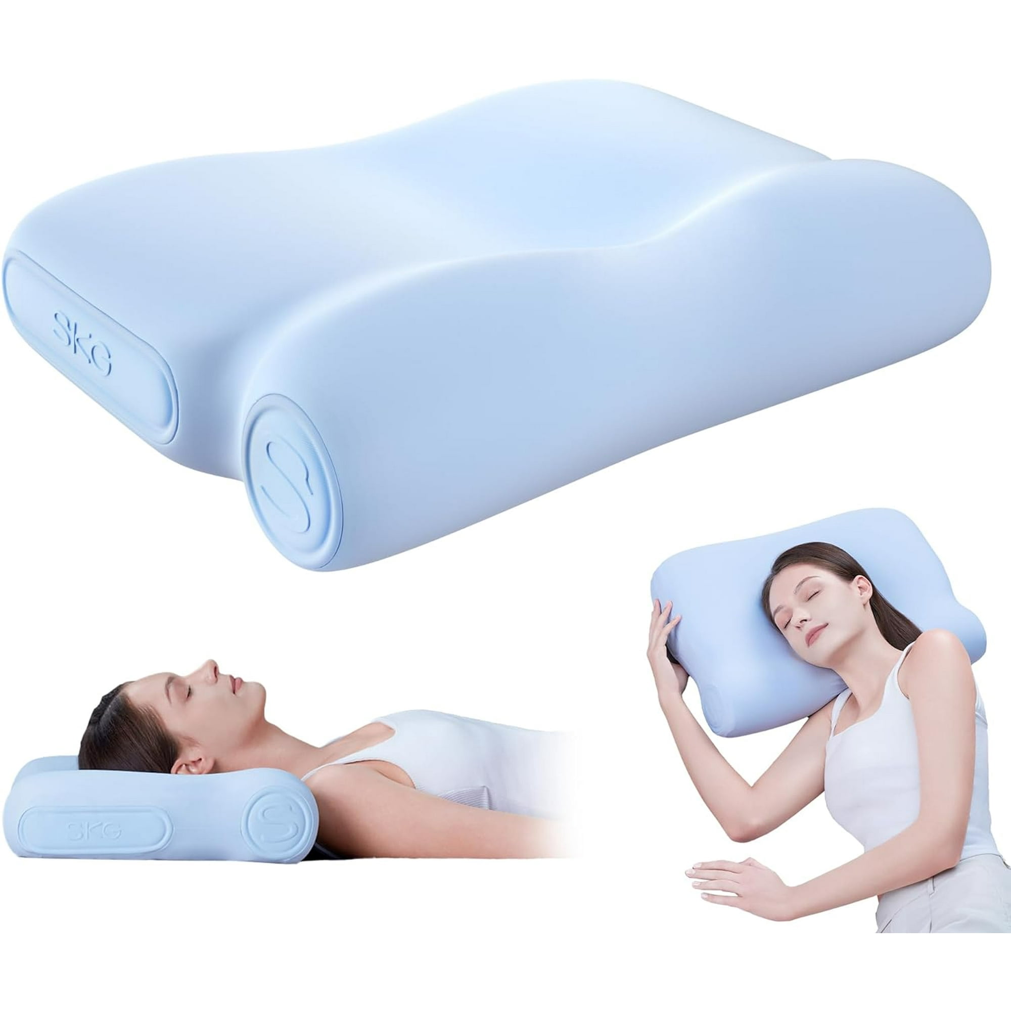 SKG Neck Pillow, Memory Foam Cervical Pillow, Ergonomic