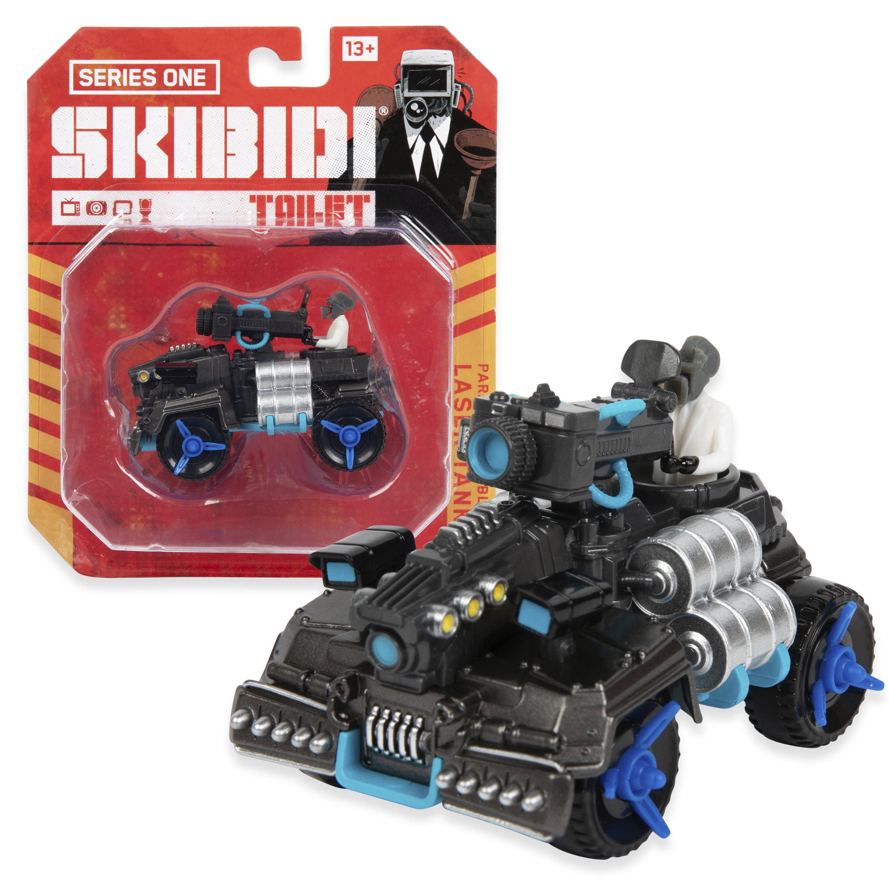 Skibidi Toilet 1:64 Diecast Vehicle - Parasite Disabler Laser Tank