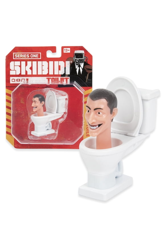 1:64 Diecast Vehicle- Classic Skibidi Toilet, , YouTube Animation Sensation, 1:64 Iconic Character Collection, Collect All 4, Officially Licensed Action Merch