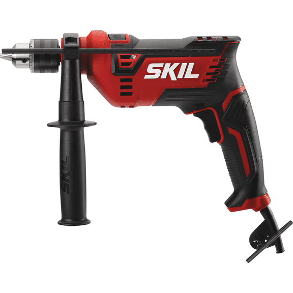 SKIL 1/2 In. 7.5A VS Electric Hammer Drill - Single Pack Heavy-Duty Construction, Professional Use