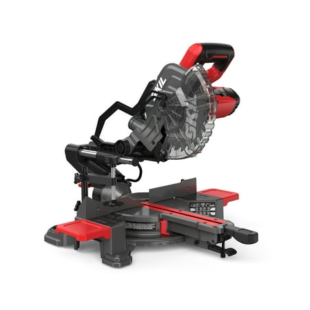 SKIL MS6316-00 10 Amp 7-1/4" Single Bevel Miter Saw with Compact Rail System & LED Shadow Line