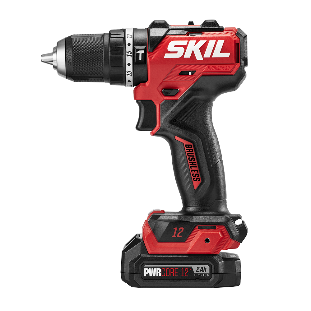 SKIL 12V BL 1/2" Hammer Drill Kit (1X2.0Ah w/usb+ PWRJump™ Charger)-HD6290A-10