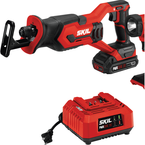 SKIL 12V PWRCore Li-Ion 4-Tool Cordless Tool Combo Kit - Single Pack