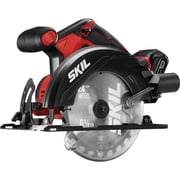 SKIL 20V 6-1/2 Inch Cordless Circular Saw Includes 2.0Ah PWR CORE 20 Lithium Battery and Charger - CR540602
