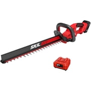SKIL PWR CORE 20V 22-Inch Brushless Cordless Hedge Trimmer, Electric Hedge Trimmer with Dual-Action Blades, 2.0Ah Battery and 60W Charger Included