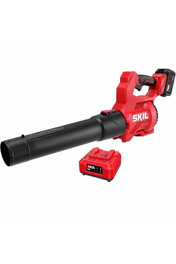 PWR CORE 20V Cordless Leaf Blower, Brushless 420 CFM 105 MPH Electric Leaf Blower with Variable Speed, 4.0Ah Battery and Charger, BL0420B-13​