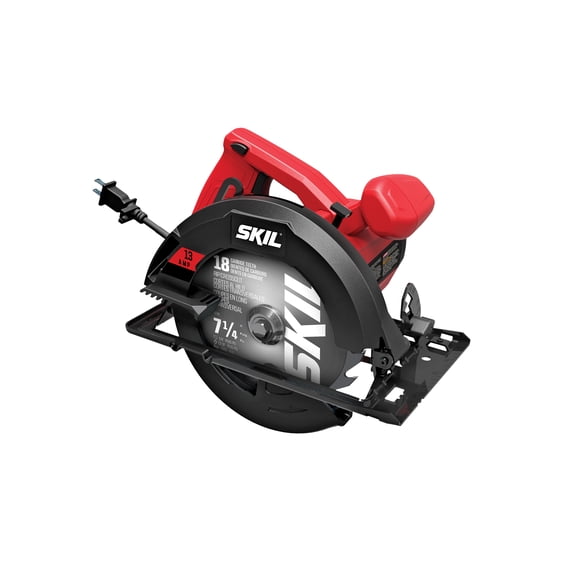 SKIL 7- 1/4 inch Corded Circular Saw 13 Amp with Spindle Lock and Integrated Dust Blower 5080-01