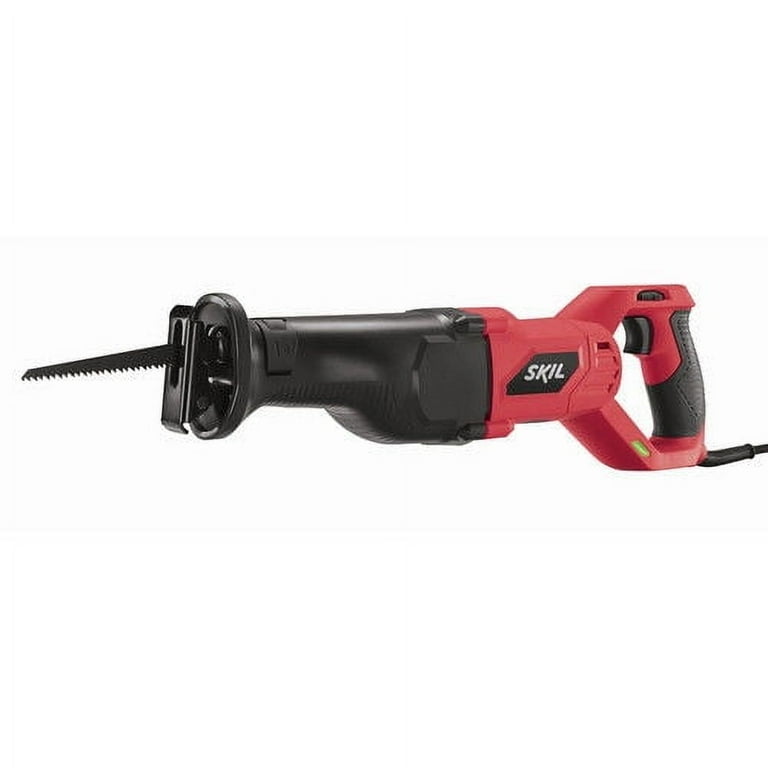 9 Amp Corded Electric Variable Speed Reciprocating Saw with Wood Cutting Blade 9 Amp Corded Electric Variable Speed Reciprocating Saw with Wood Cutting Blade