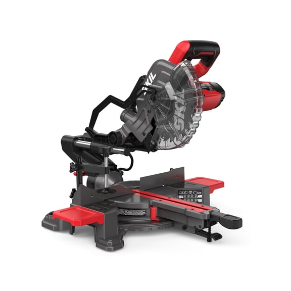 Open Box SKIL MS6316-00 10 Amp 7-1/4" Single Bevel Miter Saw with Compact Rail System & LED Shadow Line