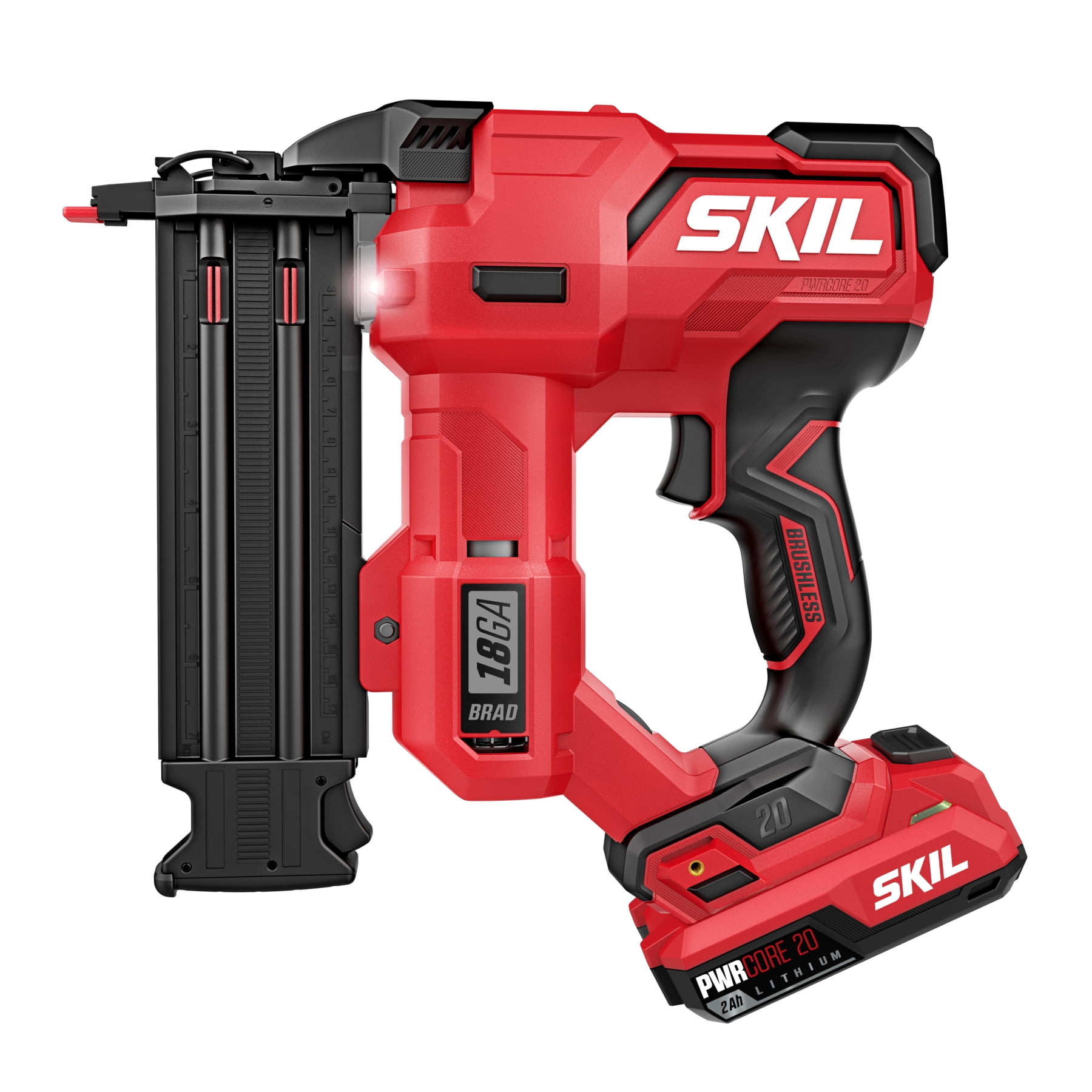 SKIL NA1800B-10, 20V Cordless 18 Gauge Brad Nail Gun, 2.0Ah