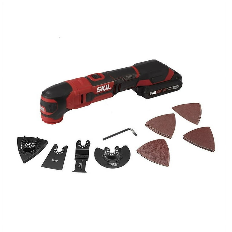 SKIL 20V Oscillating Tool Kit, Lithium Battery, Charger