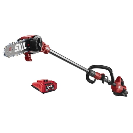 SKIL PS4561C-10 PWR CORE Brushless 40V 10-inch Pole Saw, 10 Foot Extension, 2.5Ah Battery and Charger