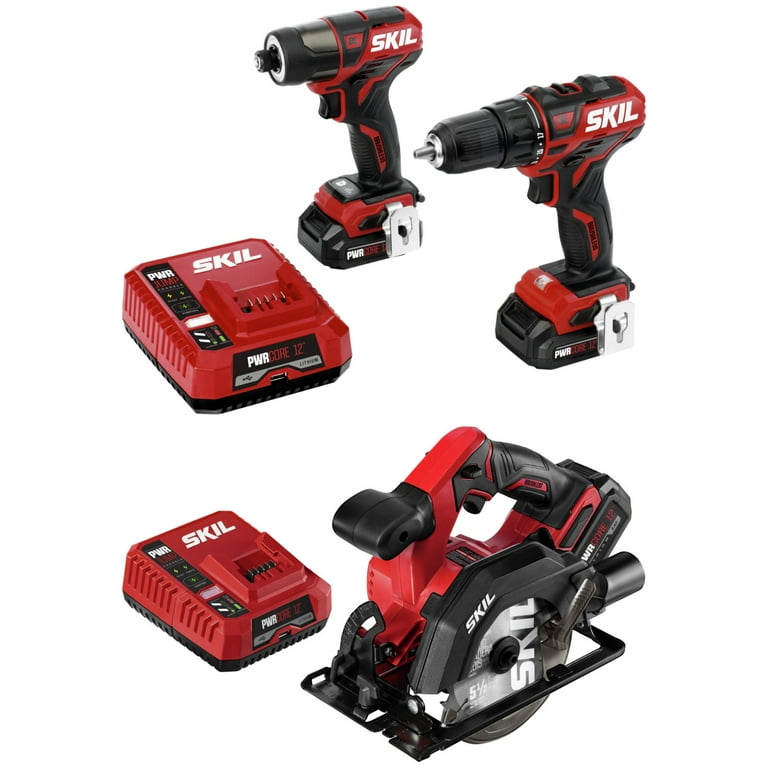 SKIL PWR CORE 12 12 Volt Essential Tools Collection Walmart