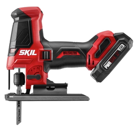 SKIL JS5833A-10 PWR CORE 12V Brushless Compact Jigsaw Kit with 2.0Ah Battery and Charger