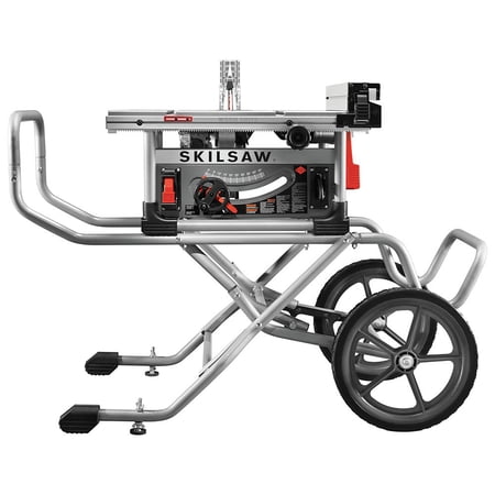 SKIL SPT99-11 10 Inch Heavy Duty Worm Drive Table Saw with Stand and Rack and Pinion System