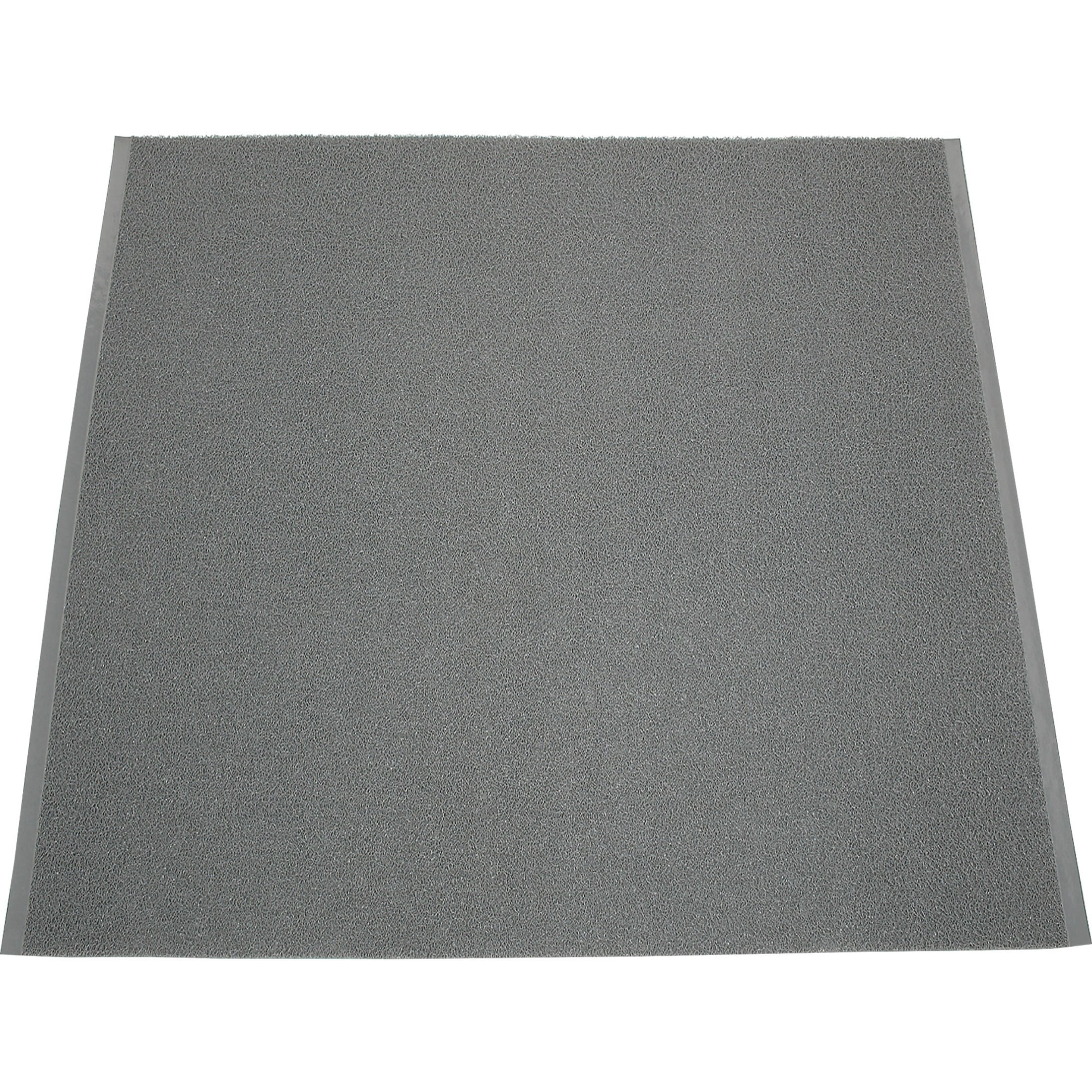 Gray Vinyl Loop Spaghetti-Pile Entry Mat 48 x 72