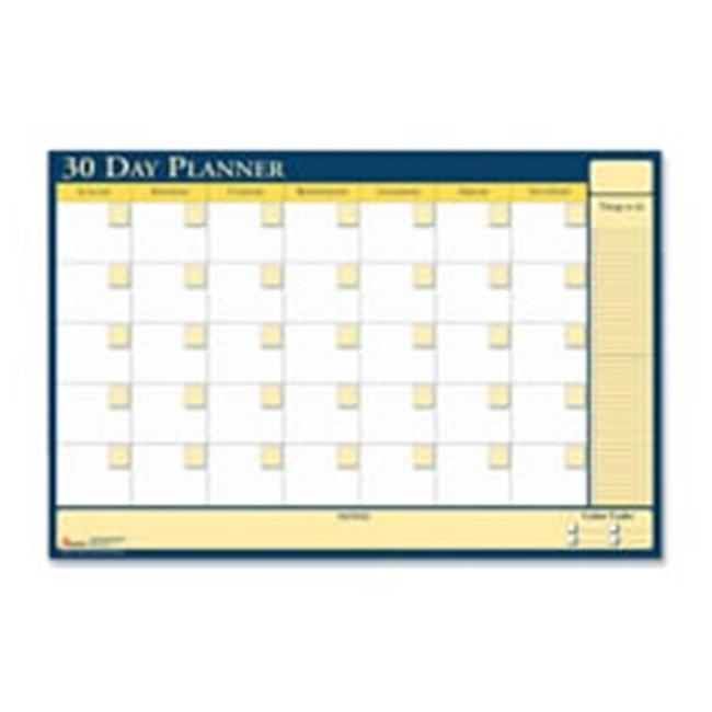 Walmart savings: Skilcraft NSN2074057 Erasable Planner, with Marker,30 Day, Non-Dated, 36 in. x 24 in., White