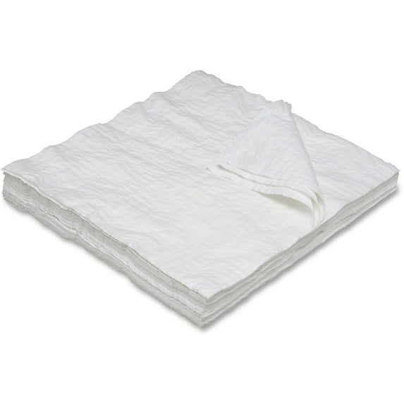 Skilcraft Cleaning Towel, Med-Duty, 4-Ply, 13-1/2"x13-1/2", White - NSN8239773