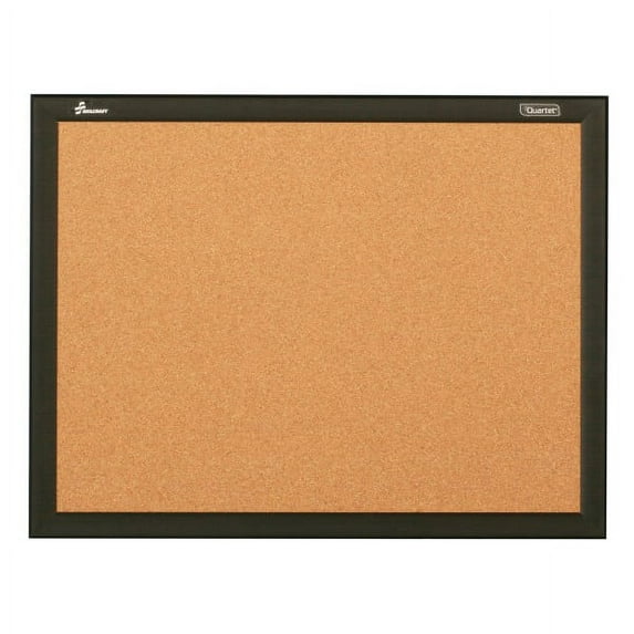 SKILCRAFT® Cork Bulletin Board, 24" x 36", Aluminum Frame With Black Finish (AbilityOne 7195 01 651 1284)