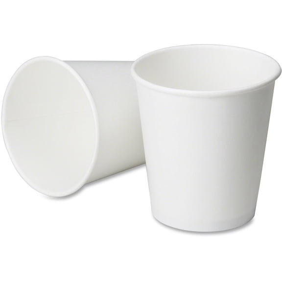 AbilityOne - Disposable Cups - Skilcraft Cup Paper Hot White 8 oz - White