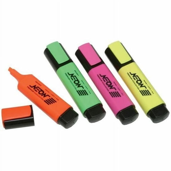 SKILCRAFT Flat Fluorescent Highlighter