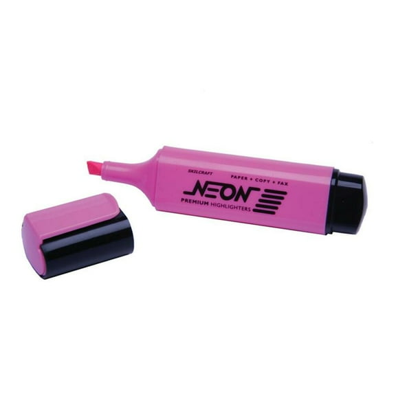 SKILCRAFT Fluorescent Pink Highlighter