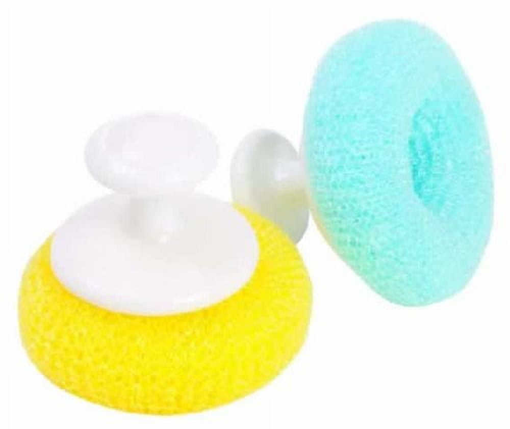 SKILCRAFT MR353 Mesh Scrubber with Handle 2pk