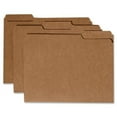 thumbnail image 1 of SKILCRAFT Medium Kraft Paperboard File Folder Letter - 8 1/2" x 11" Sheet Size - 3/4" Expansion - 1/3 Tab Cut - Top Tab Location - Assorted Position Tab Position - 11 pt. Folder Thickness - Paperboard, 1 of 2