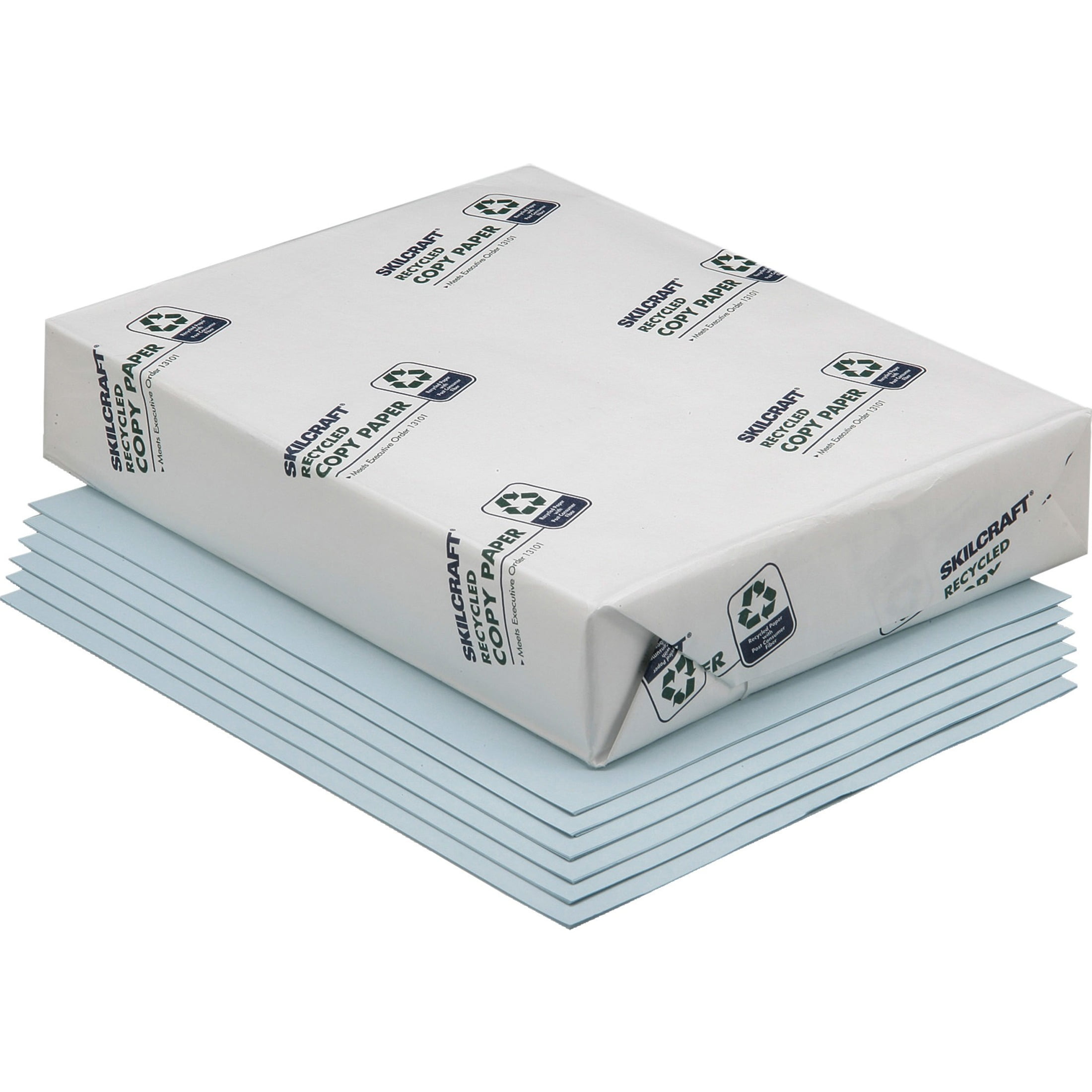 SKILCRAFT, NSN1463361, Dual Purpose Copy Paper, 5000 / Box, Blue