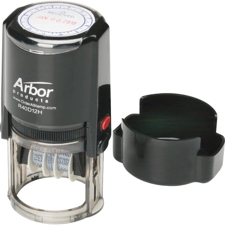 SKILCRAFT, NSN2074188, Self-Inking Received Time/Date Stamp, 1 Each