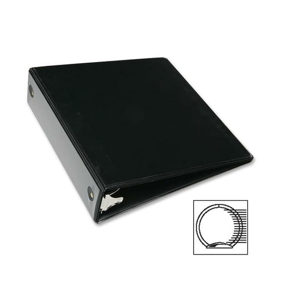 SKILCRAFT, NSN2835273, Loose-leaf 3-Ring View Binder, 1 Each, Black