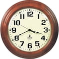 thumbnail image 1 of SKILCRAFT, NSN4216904, 16" Mahogany Frame Wall Clock, 1, 1 of 2