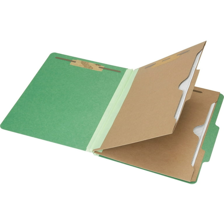 SKILCRAFT Pressboard Classification Folder, Sold as 1 Box, 10 Each per Box