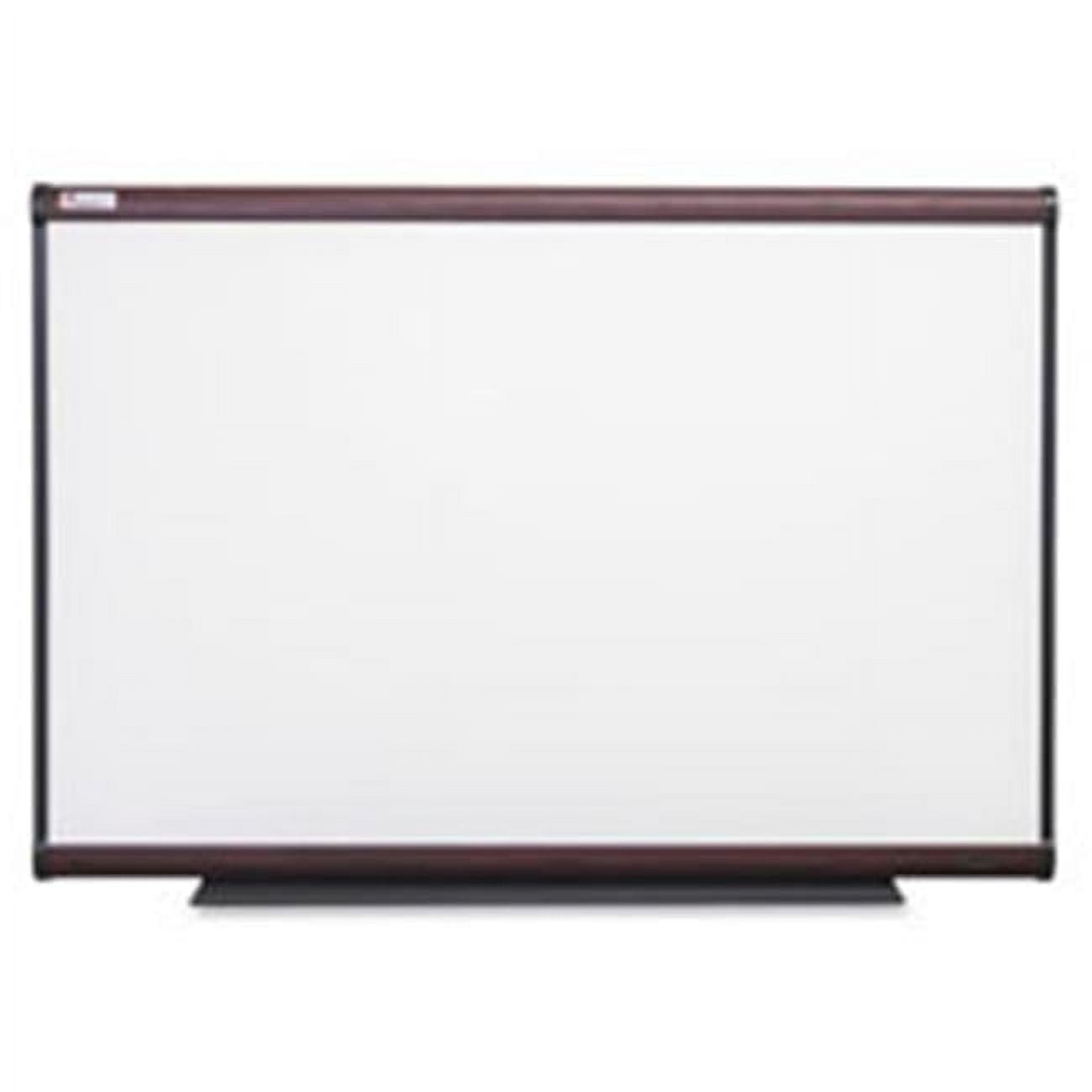SKILCRAFT NSN6222128 Mahogany Fram DryErase Board, 3 ft. x 2 ft