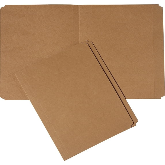 SKILCRAFT, NSN6630031, Kraft File Folders, 100 / Pack, Brown