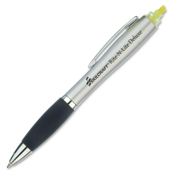 SKILCRAFT Rite-N-Lite Deluxe Highlighter Pen