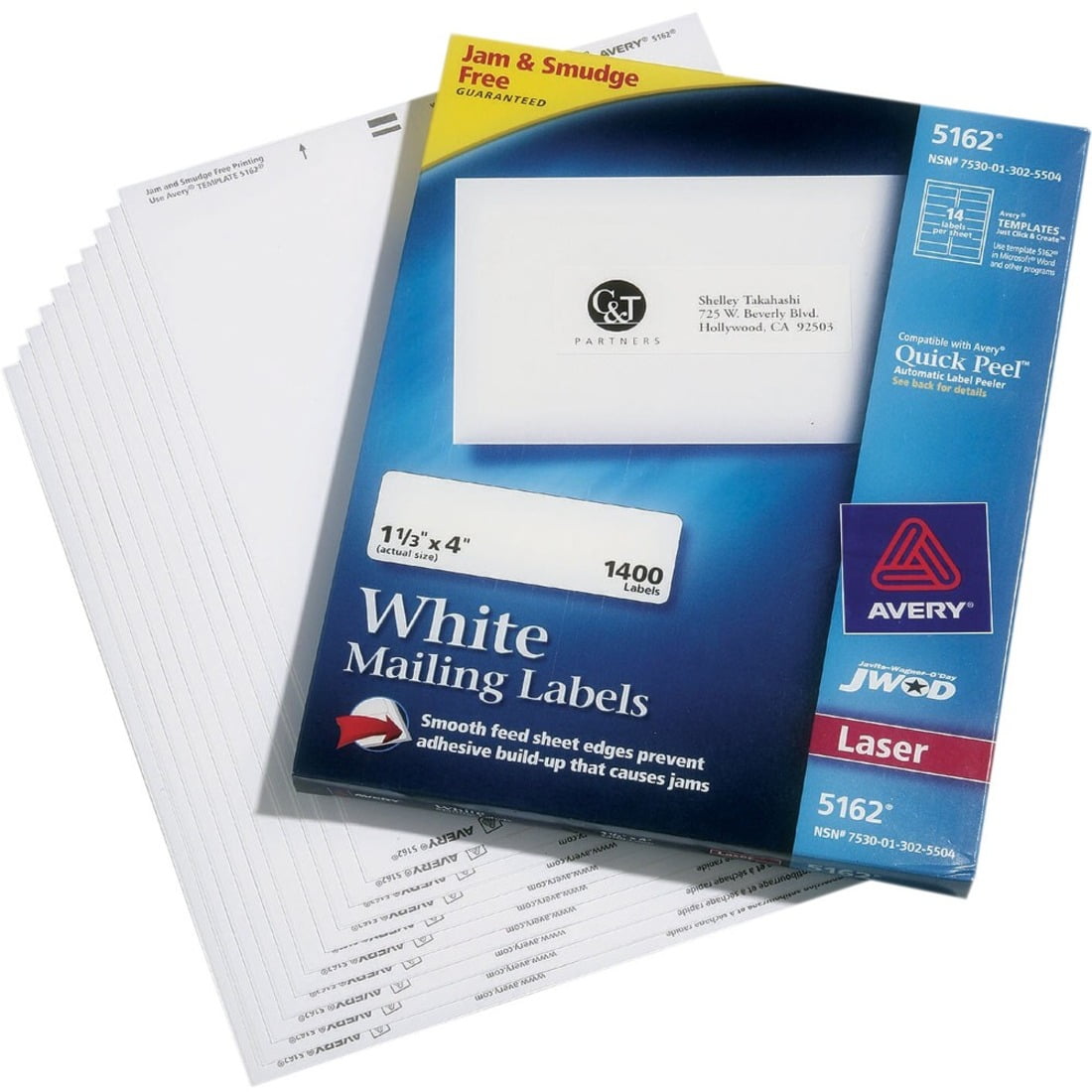 Keyler Labels SKILCRAFT Self-Adhesive Laser Label - Walmart.com