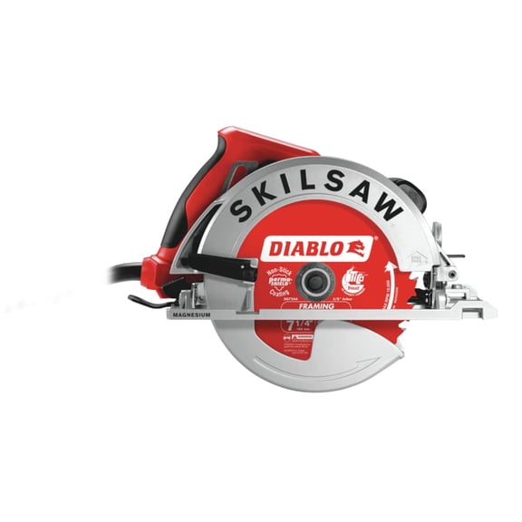 SKILSAW 7-1/4 In. Magnesium Sidewinder Skilsaw SPT67WM-22 - 7-1/4" Circular Saw With Diablo Blade