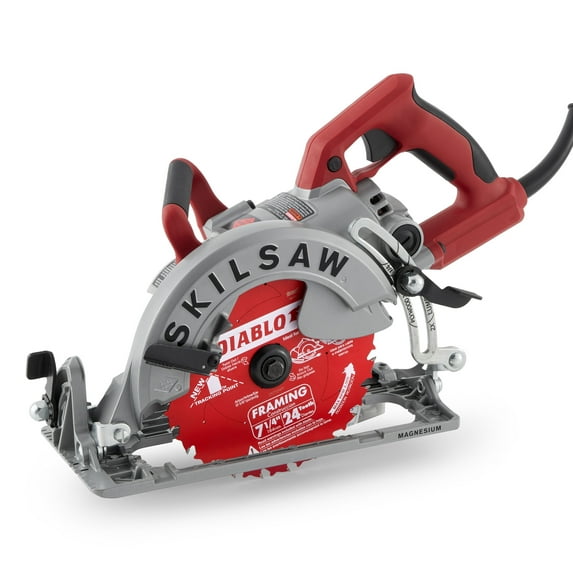 SKILSAW SPT77WML-22 Worm Drive Circular Saw,7-1/4 In,15A
