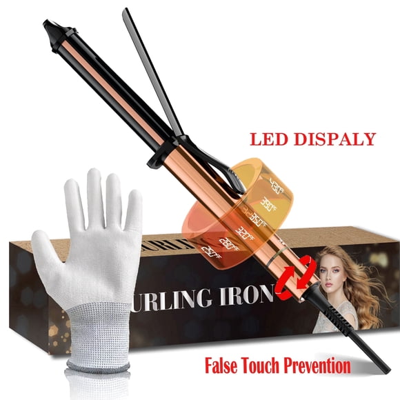 SKIMI Hair Curling Iron, Hair Curling Wand, Hair Curling Wand with Ceramic Coating, Hair curler, Small Curling Iron