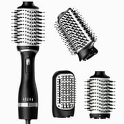 SKIMI Hair Dryer Brush, Black Blow Dryer Brush, Curly, Dry, Oval Hot Air Brush